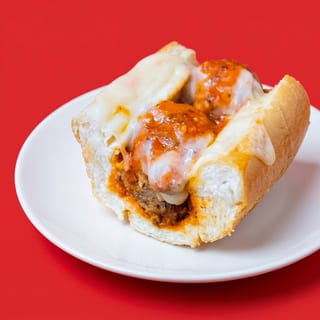 Meatball Parmigiana Sub