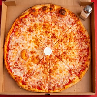 XL 18' Cheese Pizza, 4 Garlic Knots & 12 Bone in Wings