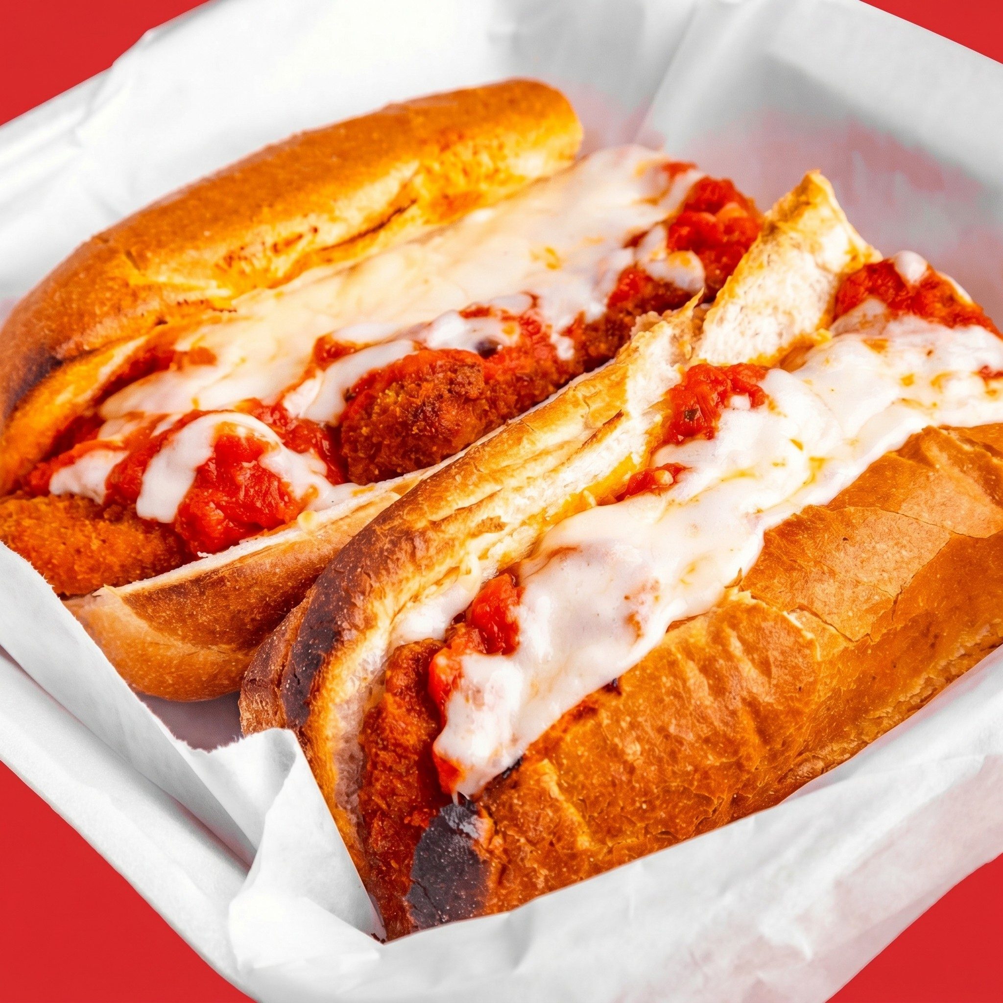 Chicken Parmigiana Sub.