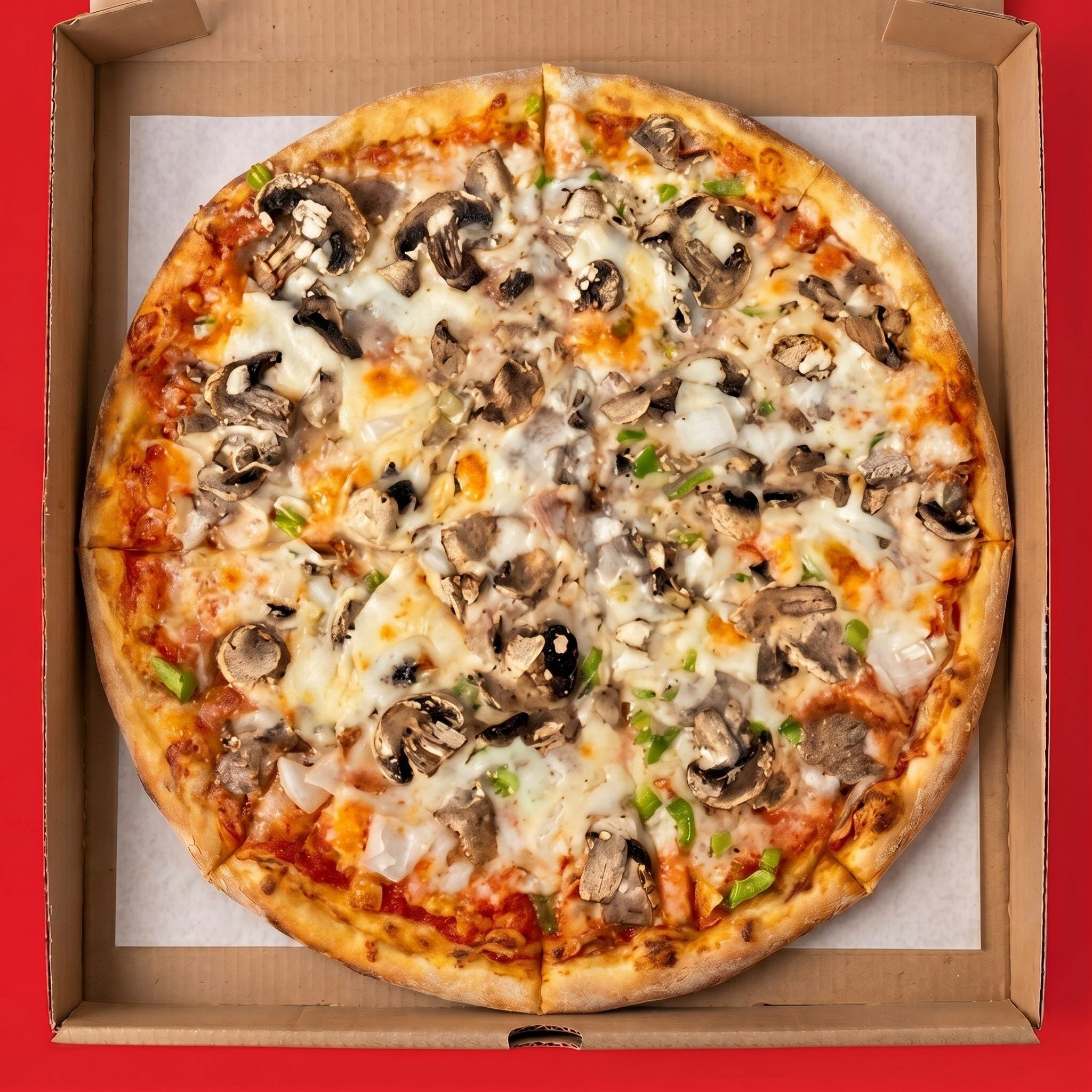 18' XL Veggie Lovers Pizza.