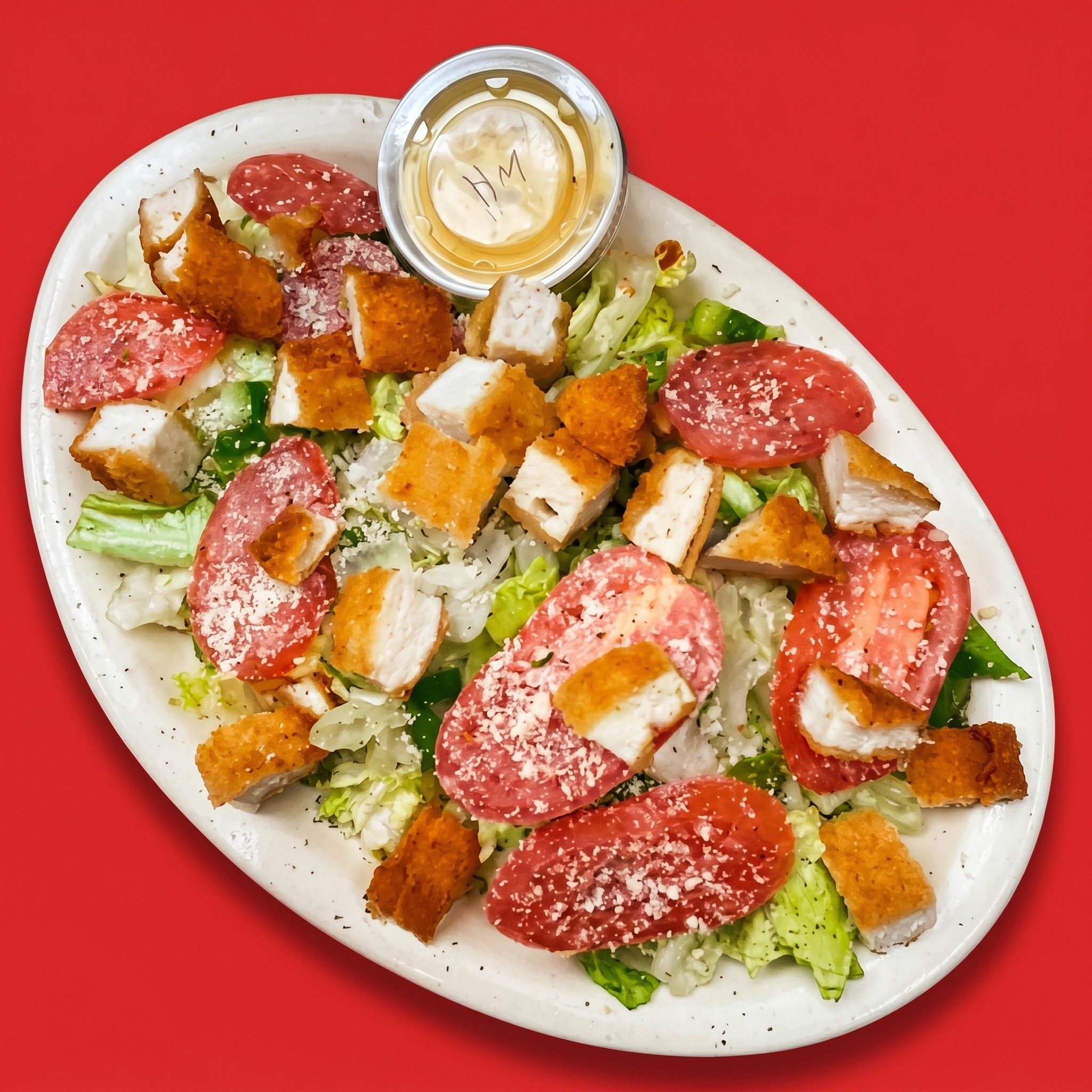 Crispy Chicken Garden Salad.