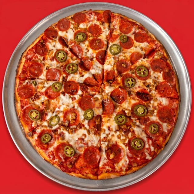 18' XL Mike's Hot Honey Pizza.