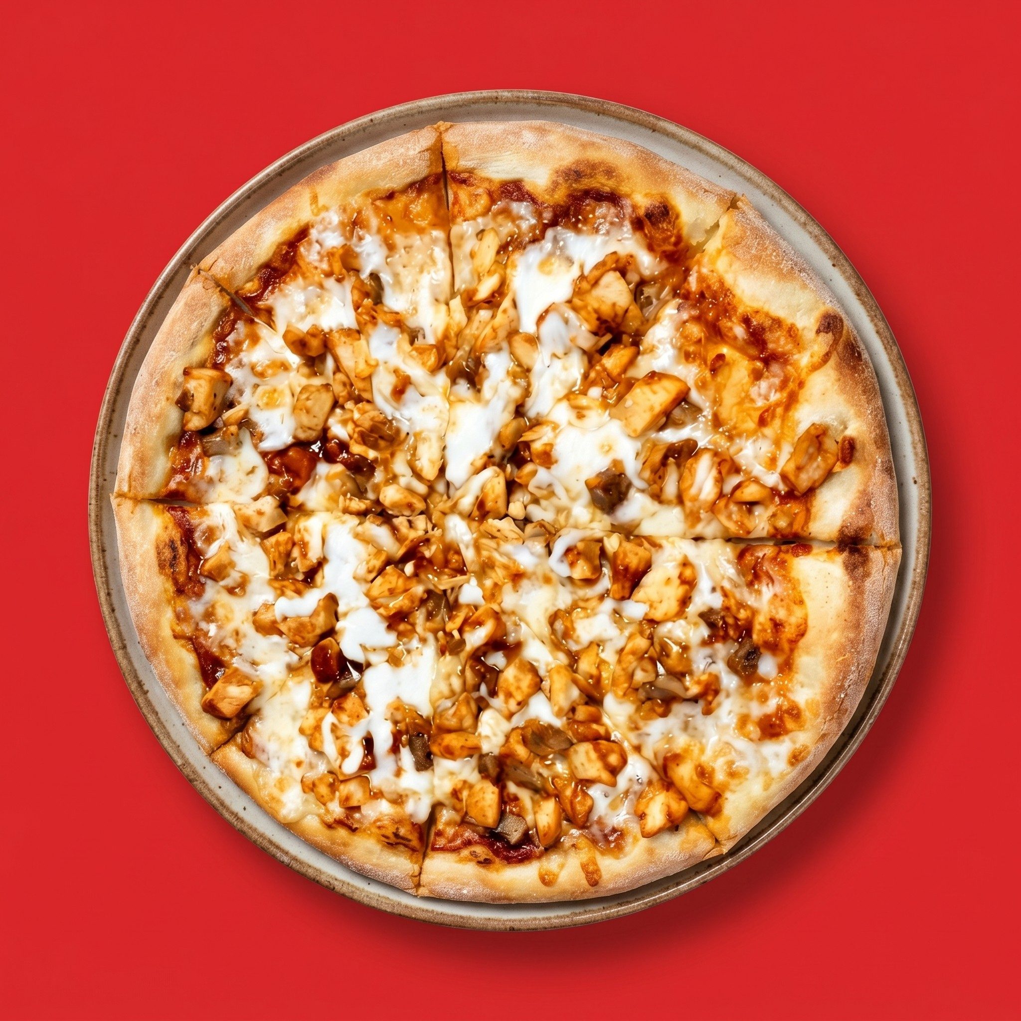 18' XL Honey BBQ Chicken Pizza.