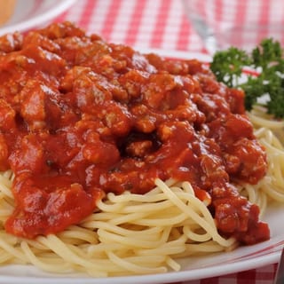 Pasta Meat Sauce Dinner