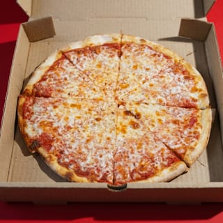 12’ Medium Cheese Pizza & 6 Bone in Wings