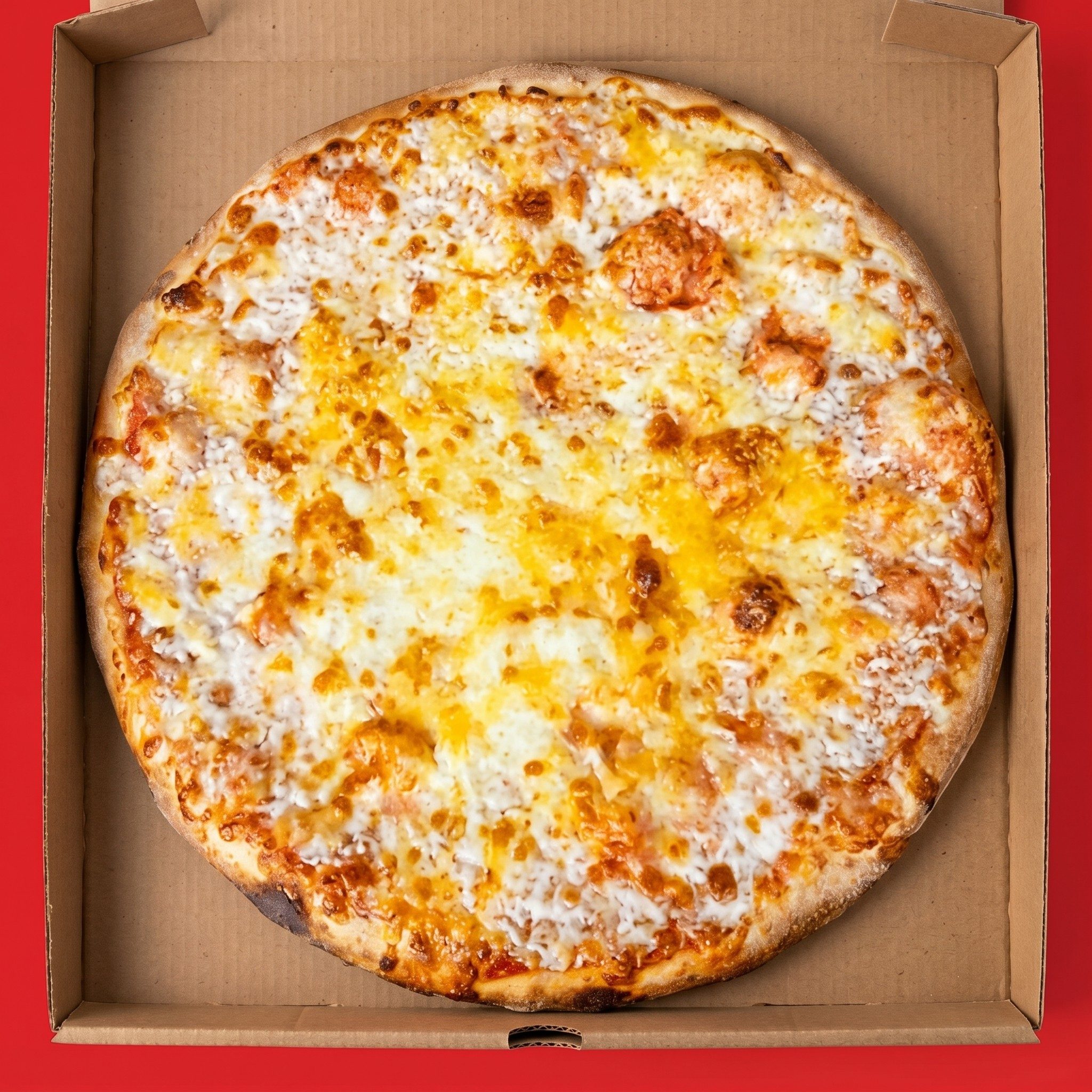 12' Medium Five Cheese Pizza.