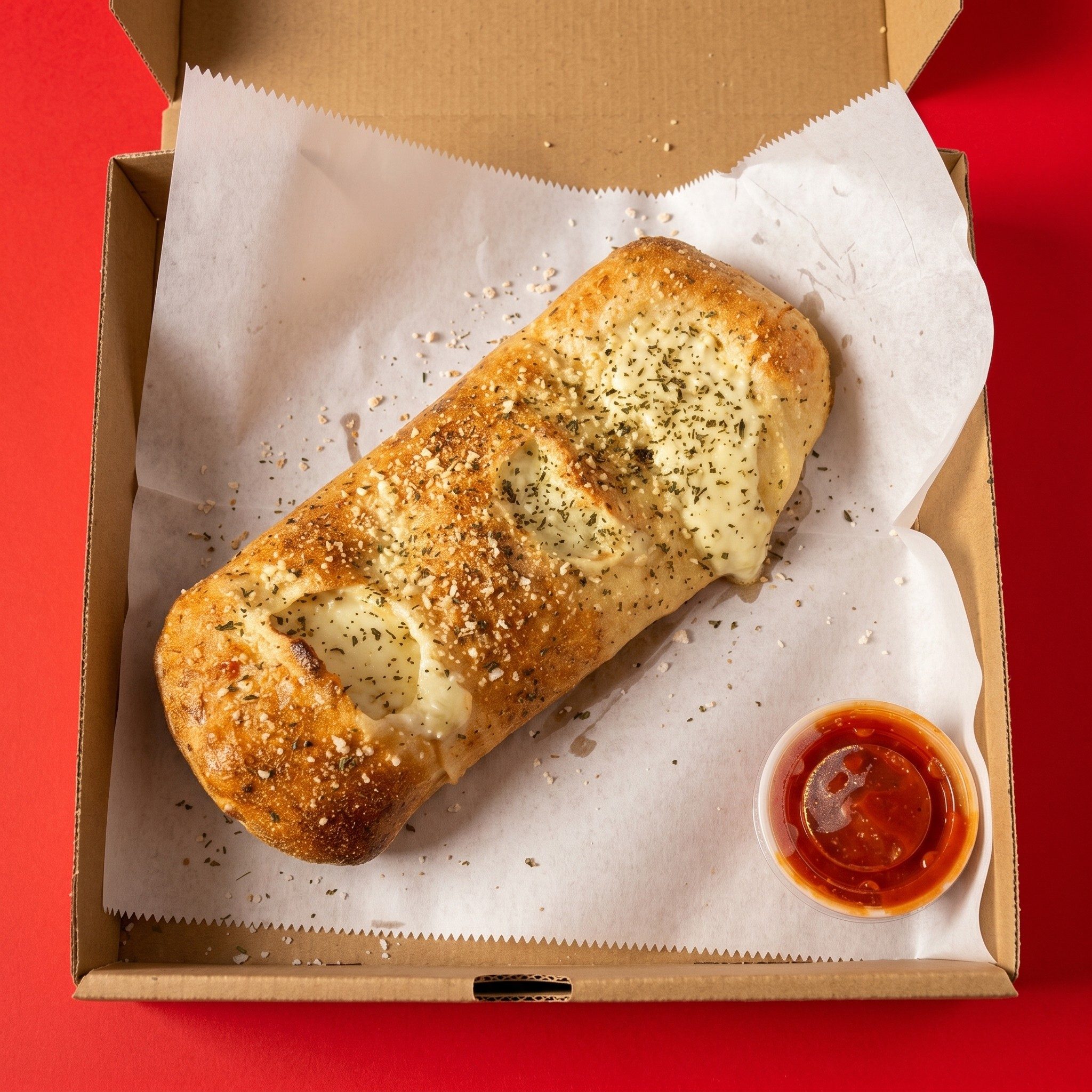 Cheese Stromboli Thursday only! (Mozzarella Cheese only fillings additional).