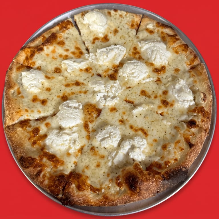 Savor Our White Pizza