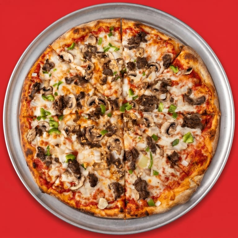 Indulge in Our Steak Pizza