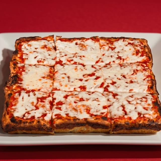 XL Cheese Sicilian Pizza (Toppings Additional) 16x16.