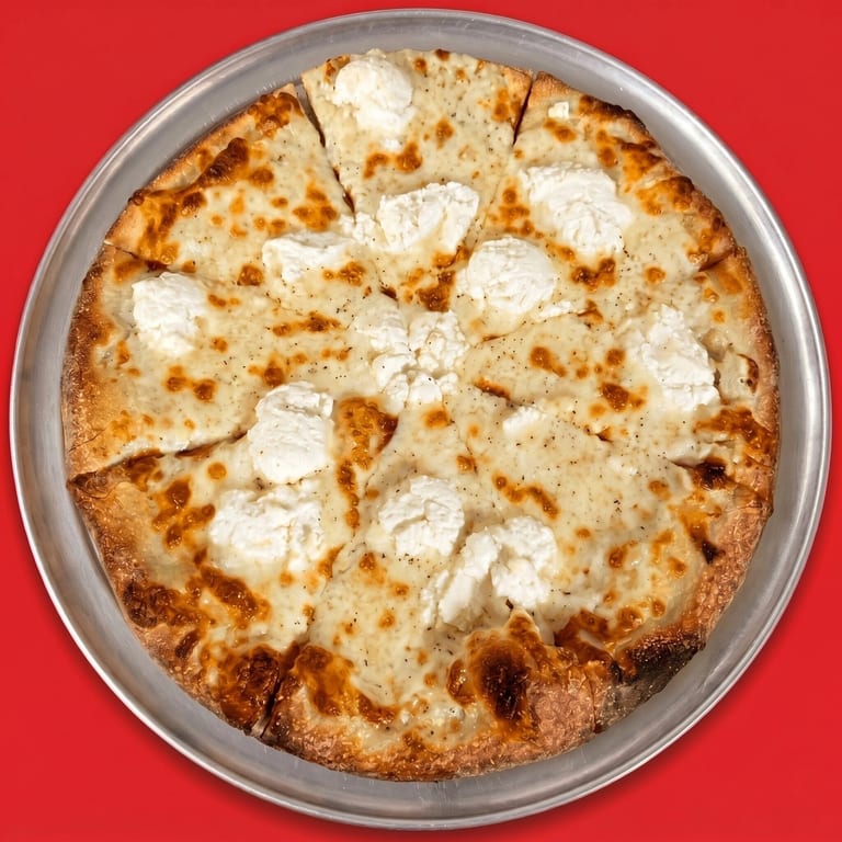 Savor Our White Pizza