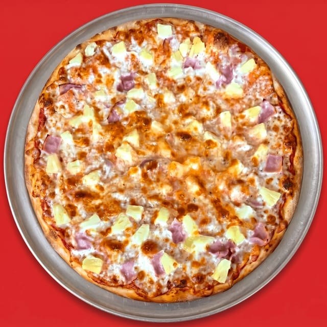 12' Medium Hawaiian Pizza.