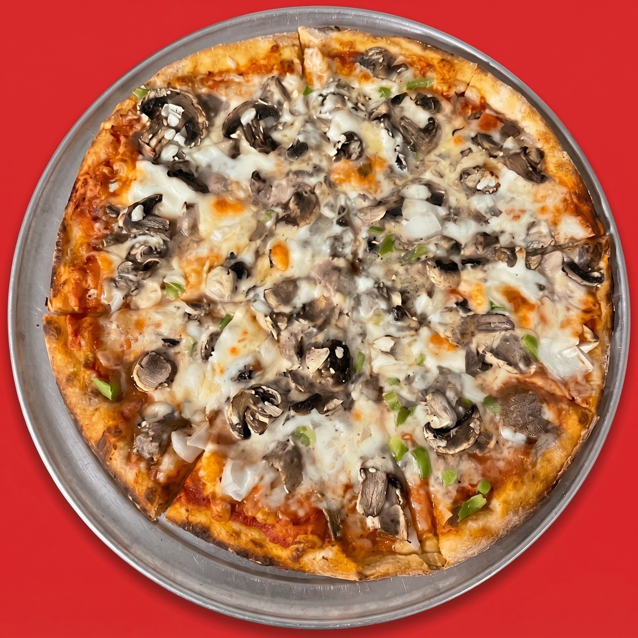 18' XL Veggie Lovers Pizza.