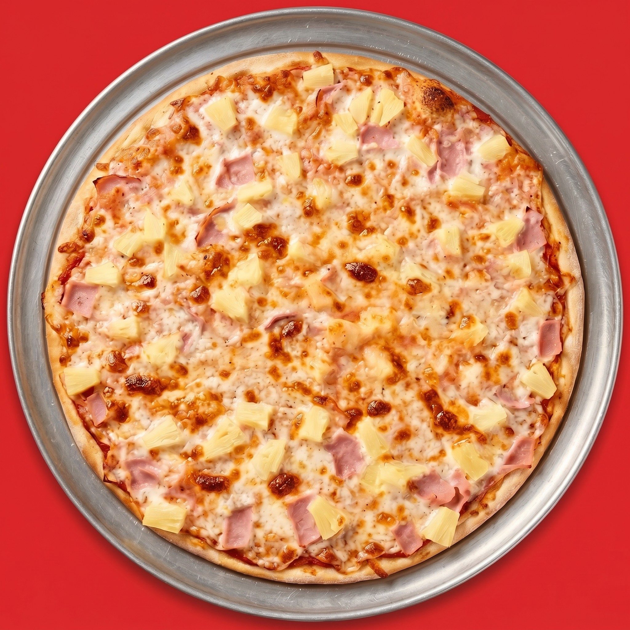 18' XL Hawaiian Pizza.