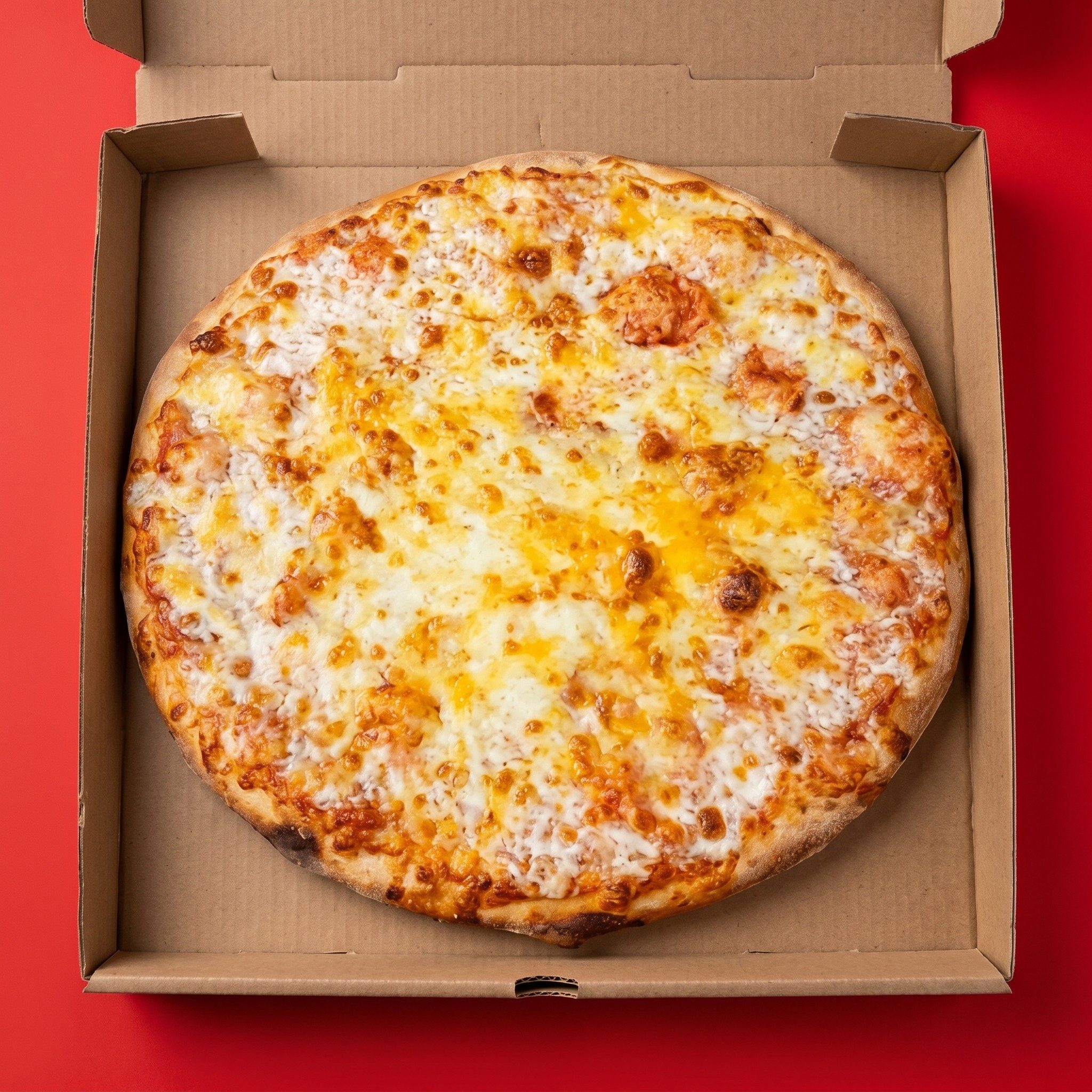16' Lg Five Cheese Pizza.
