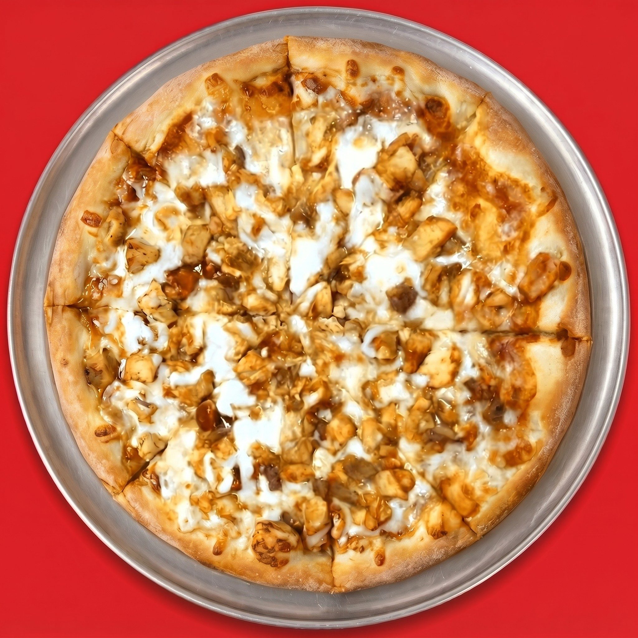 12' Medium Honey BBQ Chicken Pizza.