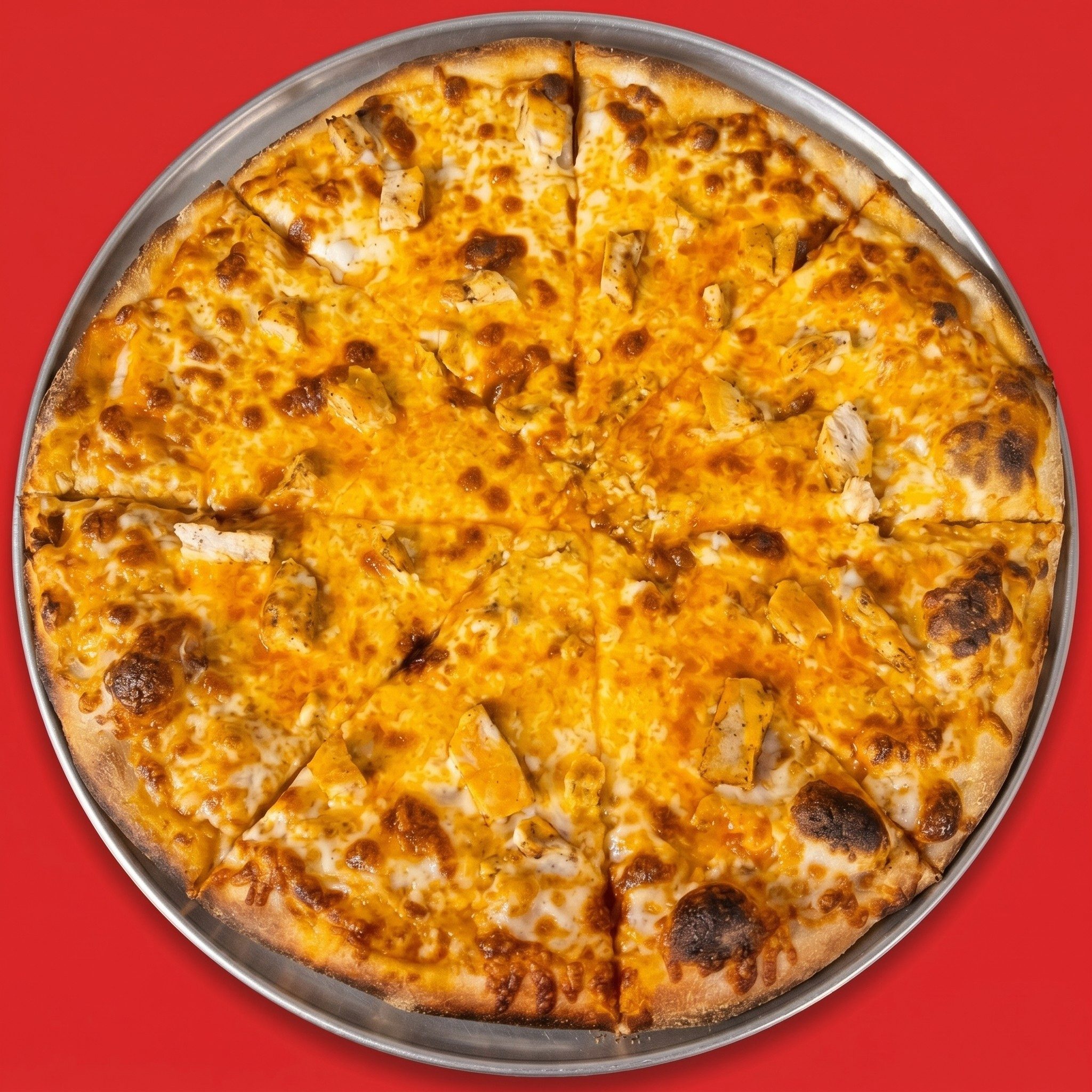 16' Lg Buffalo Chicken Pizza.